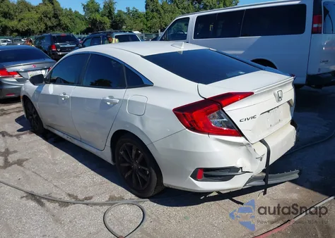 2019 Honda Civic Ex z USA, uszkodzony, nr VIN 19XFC1F37KE200733